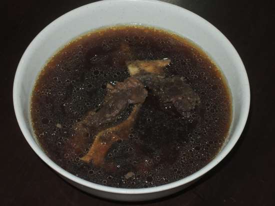 Homemade beef soup for diabetics